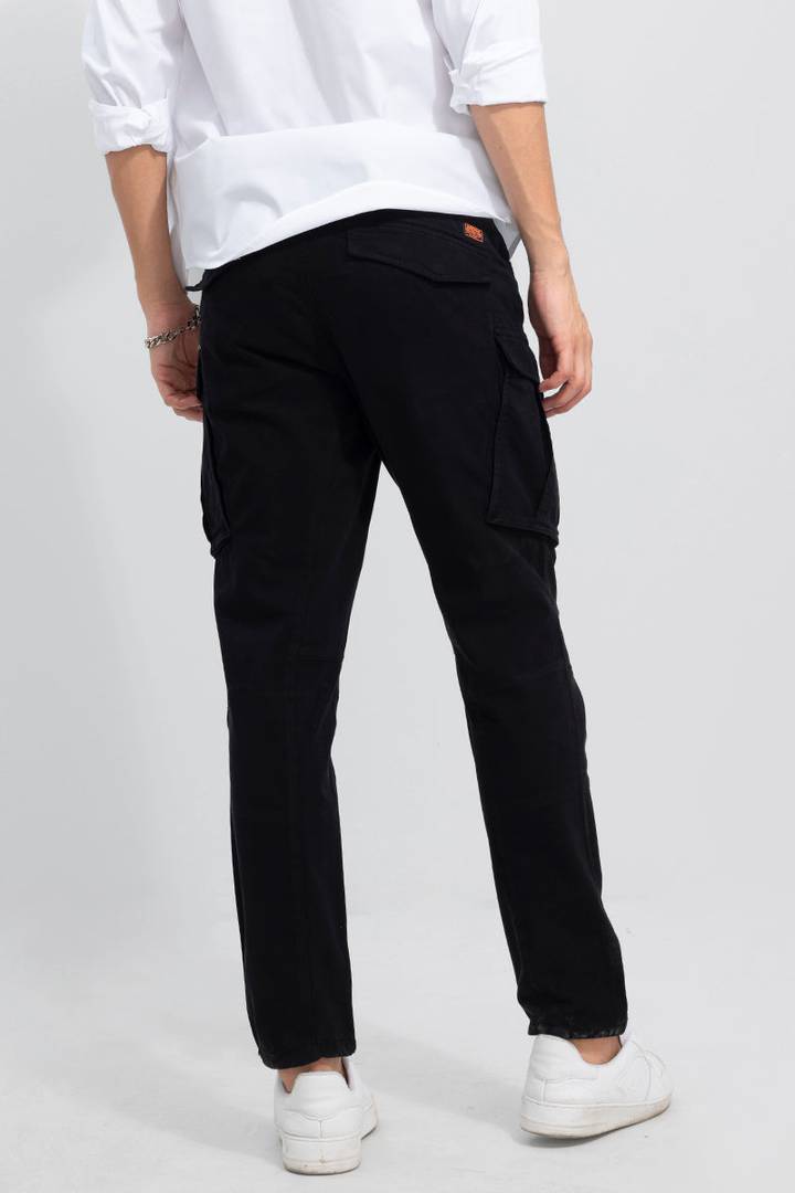 Streetstyle Black Cargo Pant